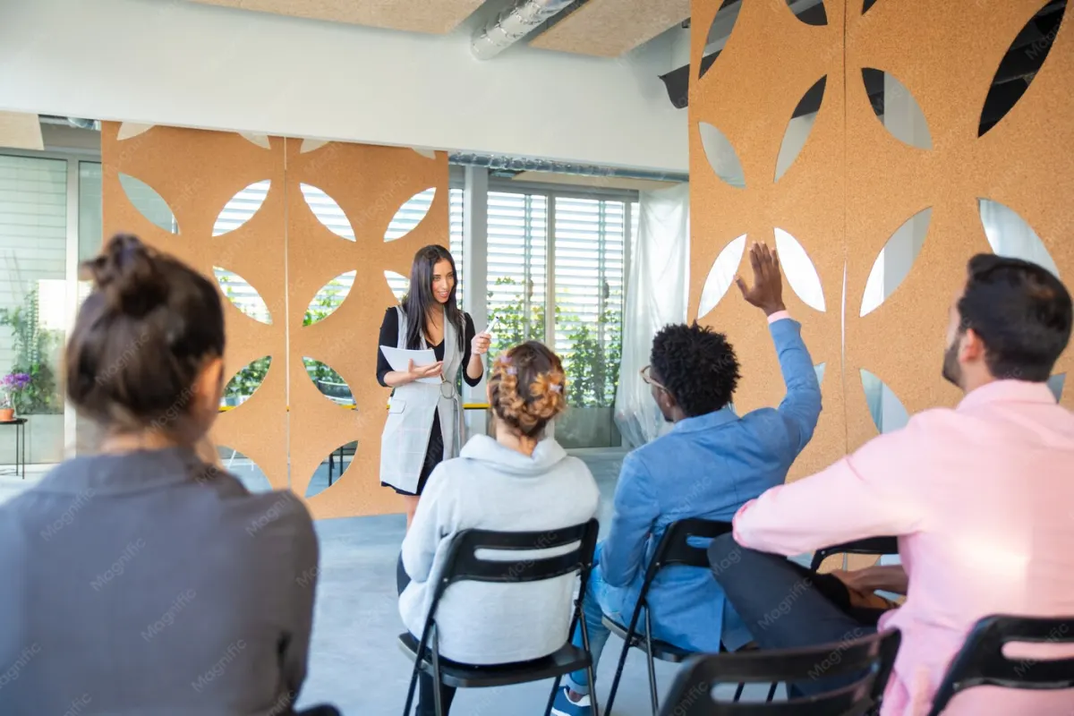 A wellness workshop