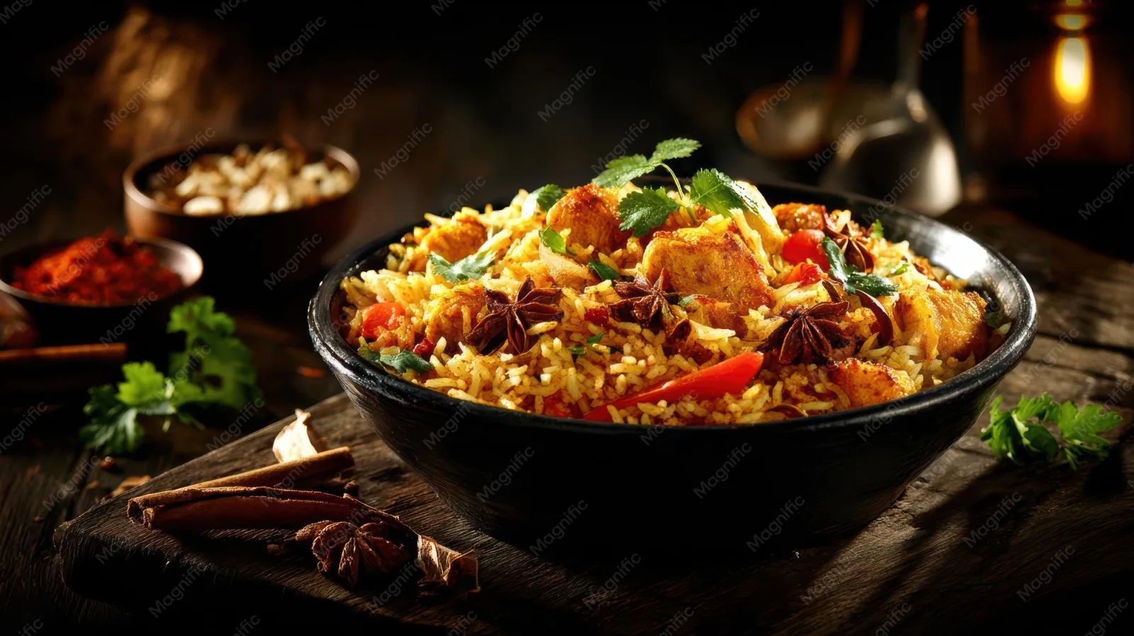 Biryani in a handi